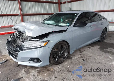 2021 Honda Accord Sport 2.0T из США, поврежденный, VIN 1HGCV2F33MA000989